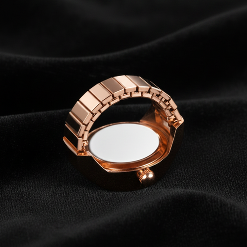 Rose Gold Ring Watch