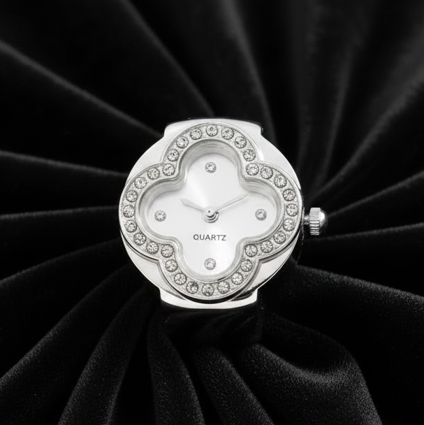 Silver Ring Watch - Matched Composition